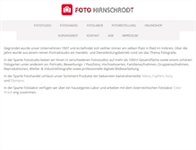 Tablet Screenshot of foto-hirnschrodt.at